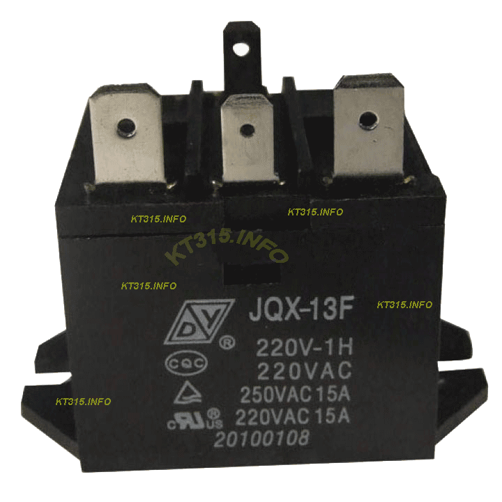 Реле JQX-13F для микроволновой печи LG 6920W3A002C 1 Реле JQX-13F для микроволновой печи LG 6920W3A002C