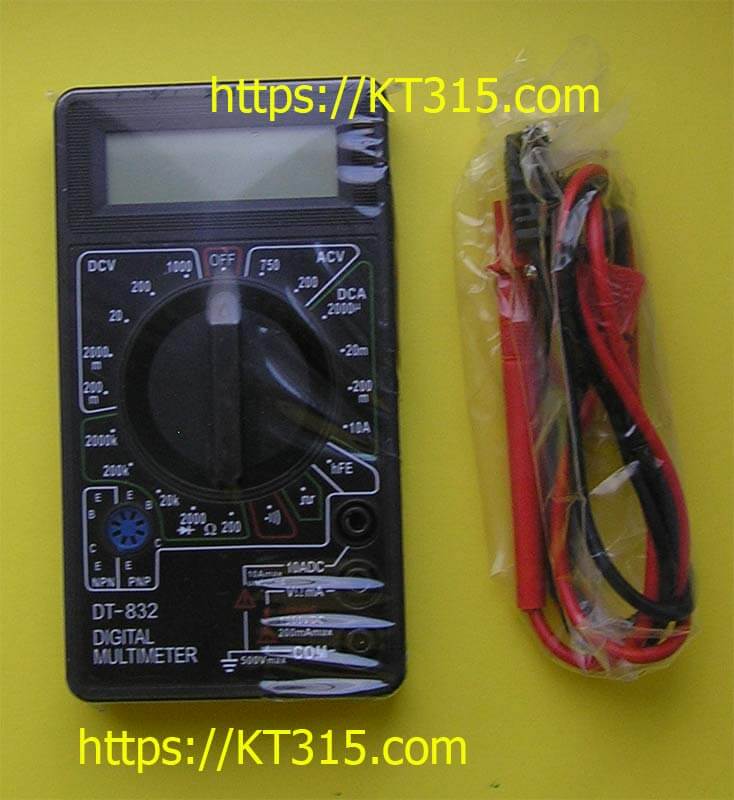 Тестер цифровой DT-832 Тестер цифровой DT-832