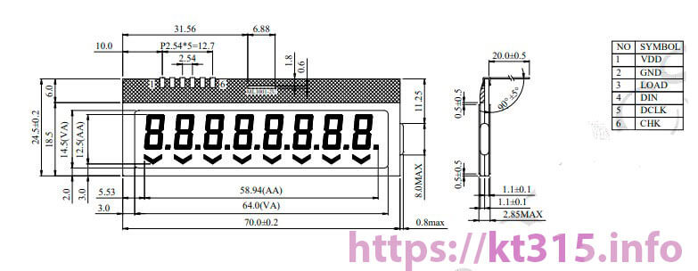 Семисегментный индикатор RDN0007-PAN-00 2 Семисегментный индикатор RDN0007-PAN-00